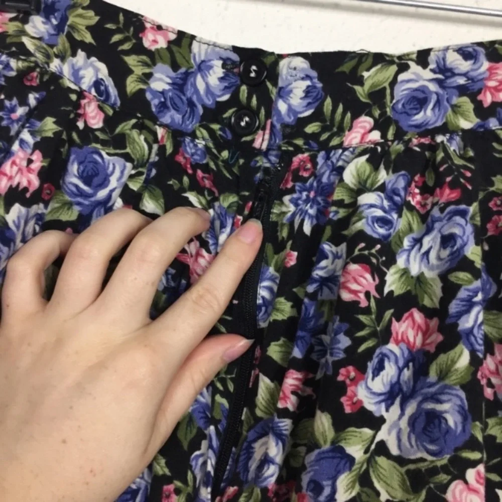 Vintage floral skirt